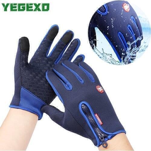 Motorcycle Gloves Waterproof Touch Screen For monster 696 er6n Vespa cb125r msx125 nc750x cbr600rr yzf r125 gsxr 1000 s1000xr