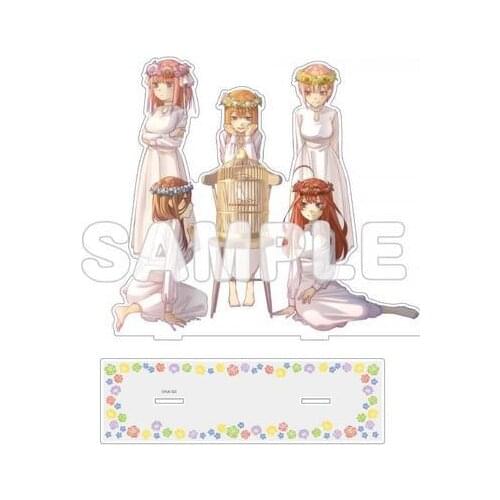 NEW Anime The Quintessential Quintuplets Nakano Ichika Nino Miku Yotsuba Itsuki Stand Figure Model Tabletop Decor Toy Acrylic