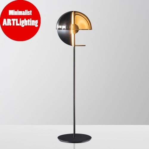 Nordic Modern Glass LED Corner Floor Lamp Art Decor Standing Lamp for Living Room Decoration Bedroom Study Floor Light