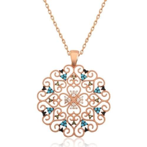 Tevuli 925 Sterling Silver Ethnic Pattern Locket Pendant