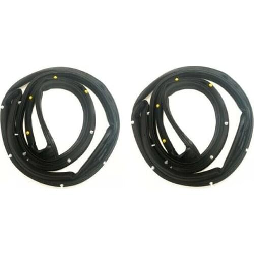 Front Pair Door Weatherstrip Moulding Seal for Honda ACCORD Sedan 2008-2012