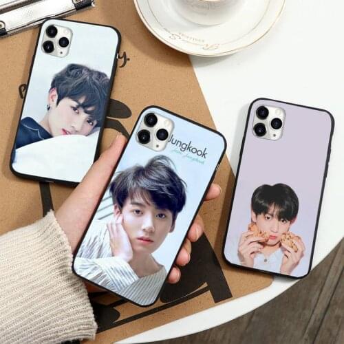 Kpop Park Jimin Jungkook high quality luxury Phone Case shell for iPhone 11 12 pro XS MAX 8 7 6 6S Plus X 5S SE 2020 XR