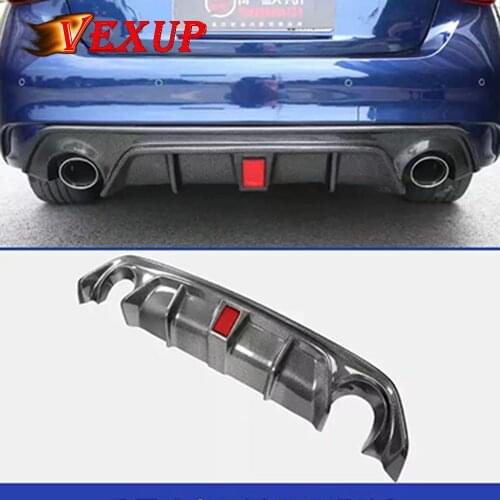 Rear Bumper for Q50 2017 Real Carbon Fiber