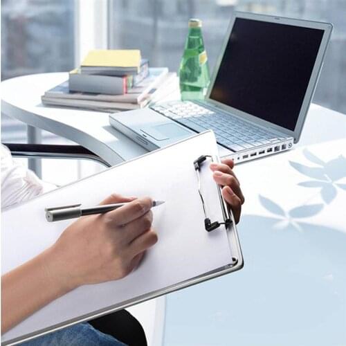 Aluminum Alloy A4 Clipboards Portable Clip Board With Centimeter Scales For Memo Paper Files Document Folder Board