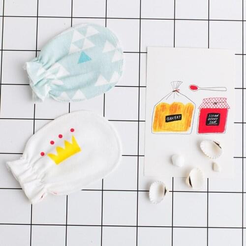 10Pairs Fashion Baby Anti Scratching Gloves Newborn Protection Face Cotton Scratch Mittens Baby Care Soft Infant Handguard CSP-5