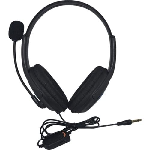 10PCS Wired Gaming Headset Headphone with microphone For Playstation 4 for PS4 game controller