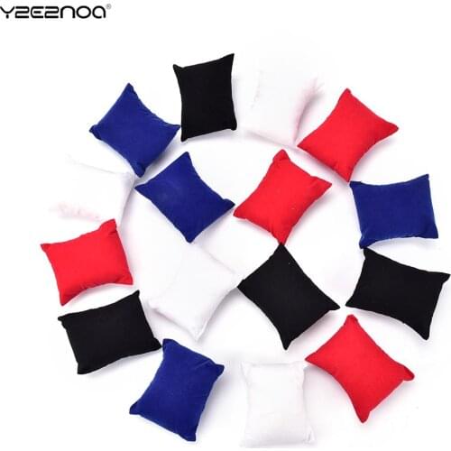 5pcs Bangle Watch Display Holder Pillow Cushion 4 Colors Jewelry Holder Pillows Jewelry Display Holder Pillow Bracelet