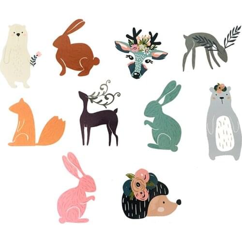 50pcs Fresh Nordic Style Fresh Natural Green Plants Sticker Cute Animal Decoration Luggage Guitar Scrapbooking Toy Decal Sticker