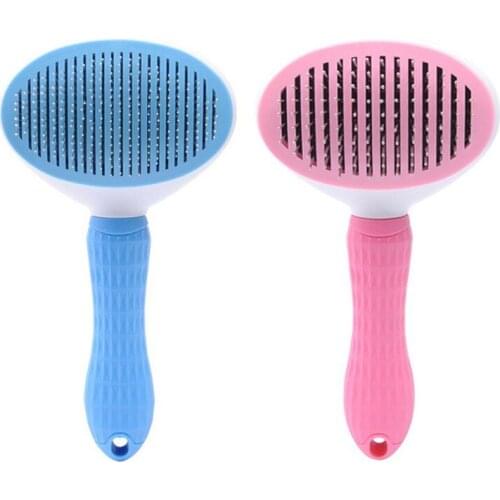 Automatic Hair Brush Trimmer Dog Hair Removal Comb Grooming Cats Comb Cat Flea Comb Pet Comb for Dogs Grooming Tool New