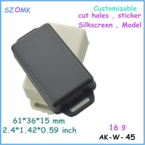 Free shipping electronic project box for Diy housing (1 pcs) 61*36*15mm instrument housing case control box plastic enclosure