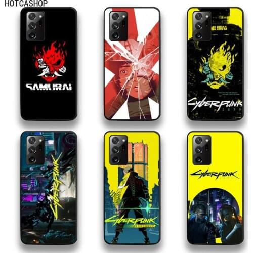 Cyberpunkes Phone Case For Samsung Galaxy Note20 ultra 7 8 9 10 Plus lite M51 M21 M31S J8 2018 Prime