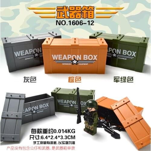 The Weapons Case boy toys building blocks educational girl toys building block