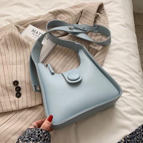 Bucket Design PU Leather Small Shoulder Crossbody Bags 2021 Women Brand Luxury Fashion Lady Simple Handbags and Purses