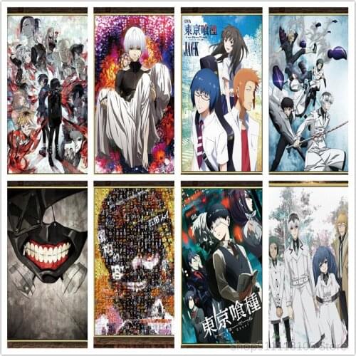DIY Full Square Diamond Painting Japanese Popular Anime Tokyo Ghoul Diamond Embroidery Cross Stitch Mosaic Set Wall Decoration