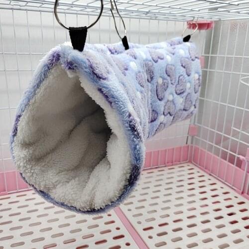 Love Heart Pet Hammock Hamster Squirrel Hanging Bed Nest Hammock Swing Cage Sleeping Bed Nest Small Pet Hammock Pet Products