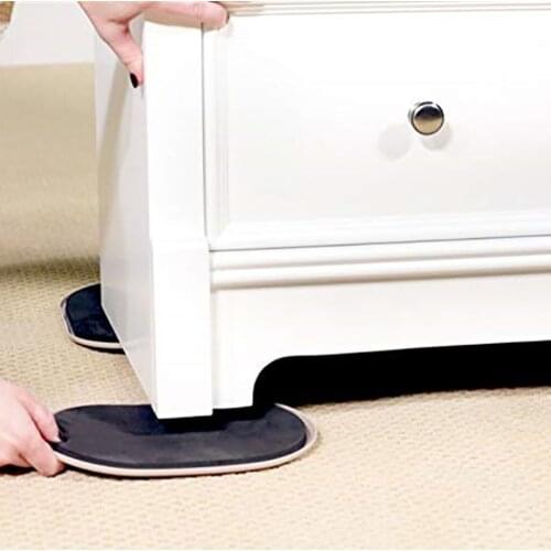 Floor Protectors Reusable Heavy Furniture Movers Sliders For Carpet Quickly And Easily Move Any Item 4Pcs Furniture Sliders