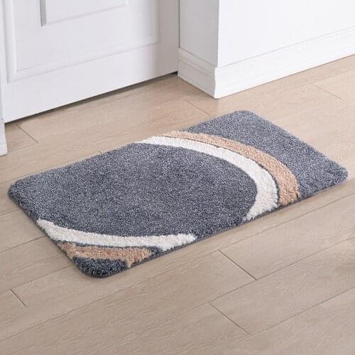 Door Ground Mat Thicken Water Absorption Non-slip Bathroom Kitchen Door Rectangle Plain Functional Rugs