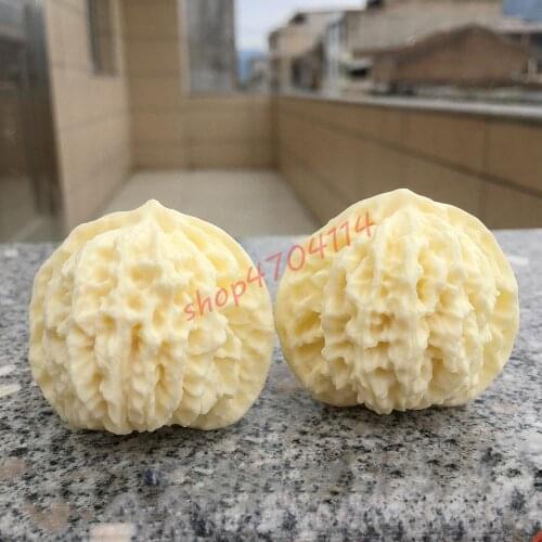 Natural ivory fruit, hand carving hand play walnut, fine handicraft collection