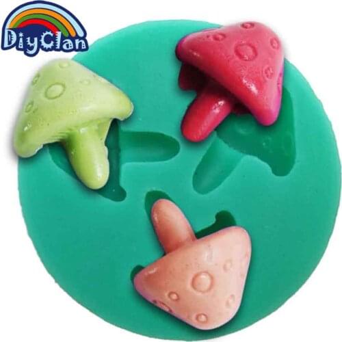 New silicone molds for cake decoration mushroom pudding jelly dessert chocolate mould F0558MG35