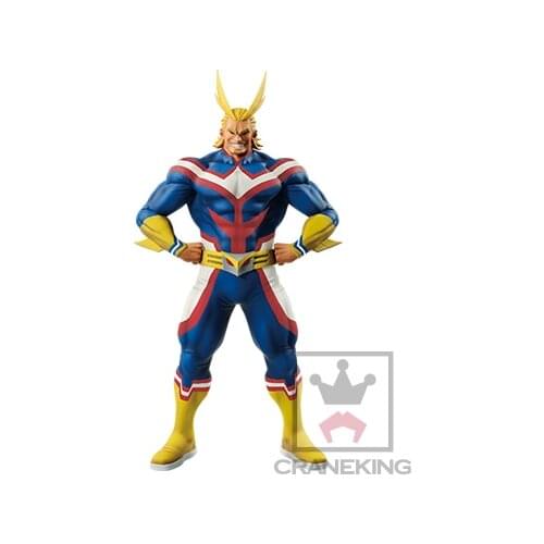 Original Banpresto Action Figure My Hero Academia All Might Figure PVC Collection Model Toys All Might Doll Brinquedos