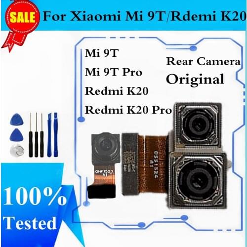 Original Camera For Xiaomi Mi 9T Pro Mi 9T Rear Back Big Camera Module Flex Cable Camera For Redmi K20 K20 Pro Small Back Camera