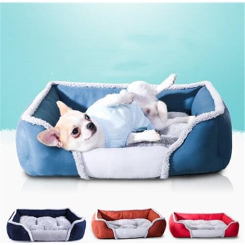 Teddy Creative Cat Litter Autumn And Winter Warm Dog Bed Pet Nest Cushion Breathable Kennel High quality Cotton Machine Washable