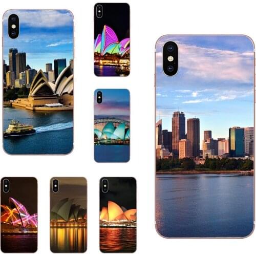 Beauty Sydney Opera House Scenery Silicone Cases Covers For Samsung Galaxy S3 S4 S5 Mini S6 S7 S8 Edge Plus S9 S10 S20 Plus