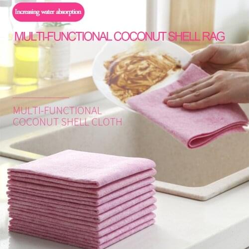 Kitchen Anti-grease wipping rags efficient Super Absorbent Microfiber Cleaning Cloth home washing dish kitchen Cleaning towel