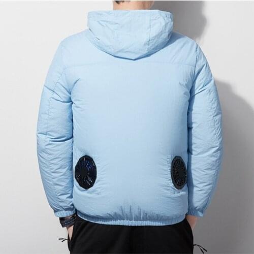 Cooling Fan Lightweight Jacket Air Conditioning Clothing men Work Wear Sun Protection Clothing - For High Temperature Outdoor