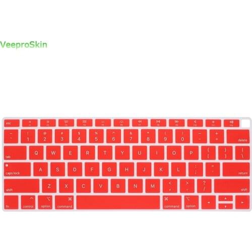For Macbook Newest Air 13" 2018 Release A1932 With Retina Display Waterproof Silicone Laptop English Keyboard Cover Skin