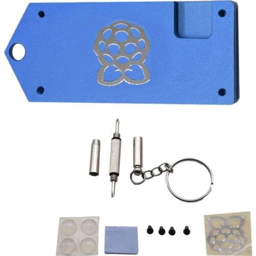 1Set ZV2 Aluminum Protective Case Metal Enclosure Shell for Raspberry Pi Zero W