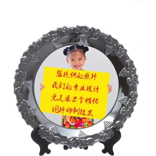 10pcs/lot Blank Sublimation Round/Oval Metal Plate Transfer Prtinting by Sublimation INK DIY Transfer Heat Press Ptinting