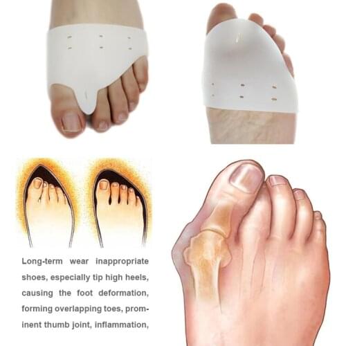 2pcs Silicone Long-term Wear High Heels Pointed Shoes Fashion Shoes Popular Ladies' Shoes Hallux Valgus Corrector Toe separator