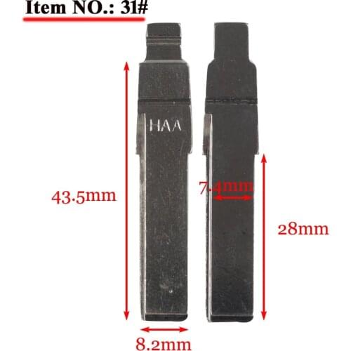 5PCS 31# key blade,folding flip remote key blanks,auto car key knife