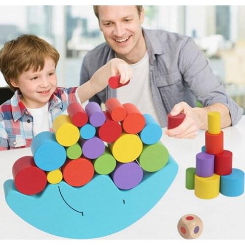 ABWE Best Sale 1 Set Baby Children Toys Moon Balance Game and Games Toy for 2-4 year old Girl & boy(Blue)