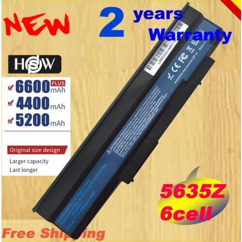 HSW Laptop battery for Acer Extensa 5235 5635G 5635Z 5635ZG for Acer eMachines E528 E728 AS09C31 AS09C71 AS09C75 Z06 fast shippi