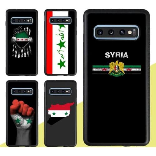 Flag of Syria Case For Samsung Galaxy Note 20 Ultra S9 S10 S20 Plus A51 A71 A70 A50 M31 M21 A31 A21S A20e