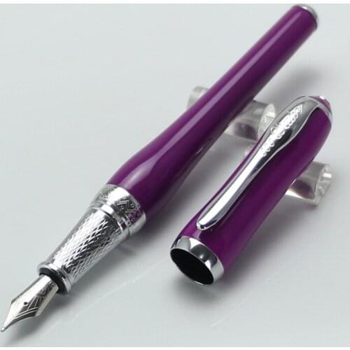 Duke Lady Series Blue Purple Colorful Fountain Pen 0.5mm Iraurita Nib luxury school Office Stationery luxury Writing pens gift