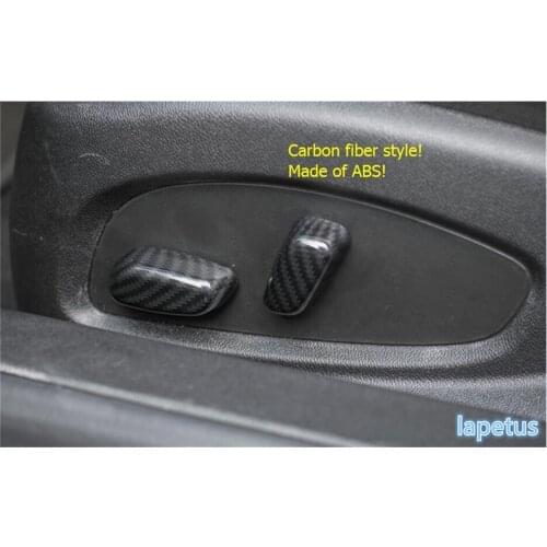 Lapetus Seat Adjustment Button Switch Decoration Frame Cover Trim 4 Pcs Fit For Chevrolet Camaro 2016 2017 2018 2019 2020 ABS