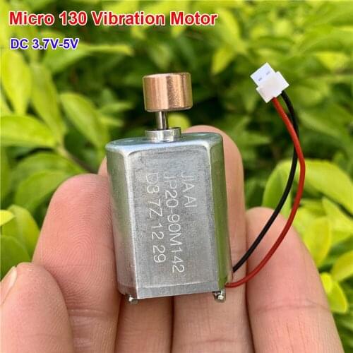 Micro Mini Vibrator 130 DC Vibration Motor 3.7V-5V Precision Strong Vibration DIY Small Massager Accessories Toy Model