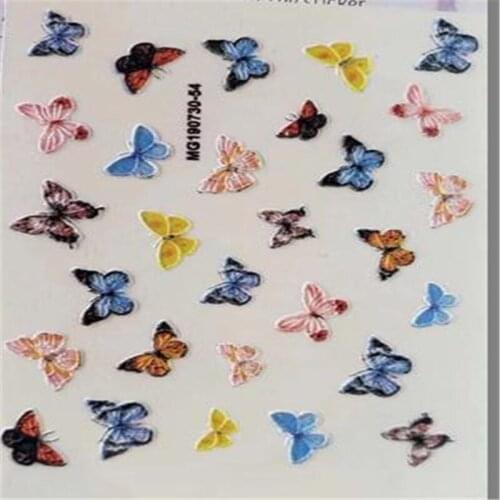 6d DIY Cubic Engraved Nail Stickers Acrylic Water Slide Nail Decals Flowers Nail Art Nail Decoration Women Girl Gifts Manicure