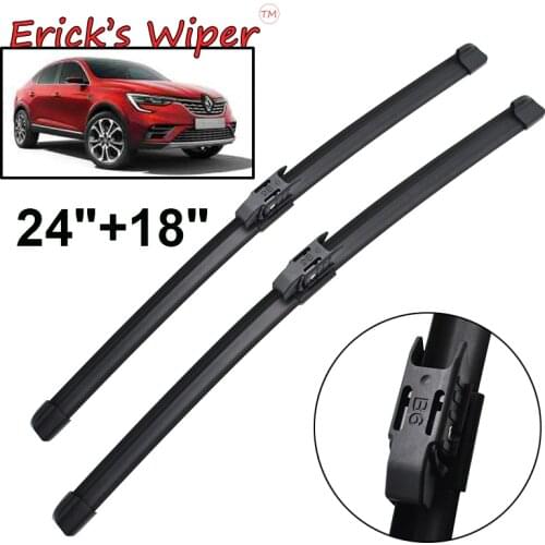 Ericks Wiper LHD Front Wiper Blades For Renault Arkana XM3 2018 2019 2020 Windshield Windscreen Front Window 24"+18"