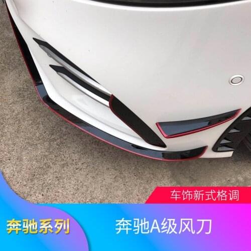 Suitable for Benz Mercedes 19 A-class A200l A180l A35l Shovel Front Lip Rear Air Knife Exterior Modification