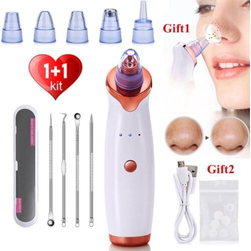 Blackhead Remover Face Deep Nose Cleaner T Zone Pore Acne Pimple Removal Vacuum Suction Facial Nano Beauty Clean Skin care Tool
