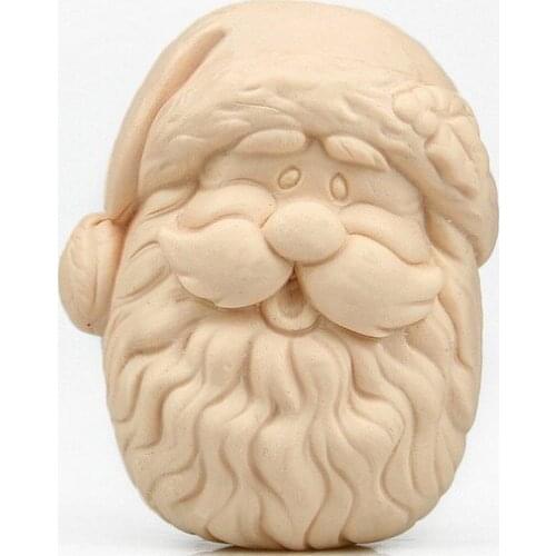 Ree shipping handmade soap silica gel mould candle soap mould silicone mold for DIY santa