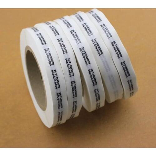 Roll packed permanent adhesive bottle label, custom chemical pill bottle labels