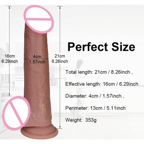 Adult products new simulation penis skin real muscle domineering penis liquid silicone penis sucker female masturbation sex toy