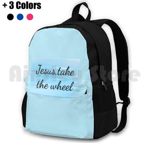 Jesus Take The Wheel Outdoor Hiking Backpack Riding Climbing Sports Bag Jesus Jesus Take The Wheel Carrie Carrie Underwood