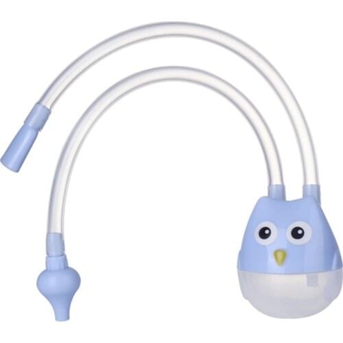 High Quality Infants Children New Born Baby Safety Owl Nasal Wash Vacuum Suction Aspirator Nasal Snot Nose Cleaner Baby Care