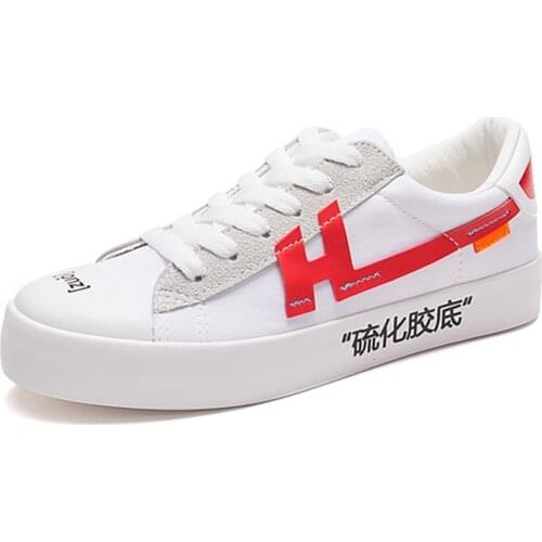 TaoBo Ulzzang Canvas Shoes for Women Classic White Lady Casual Shoes Wedge Sneakers Platform Casual Shoes Vulcanized Shoes